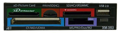 Configure a PC with Atech XM-35U USB 2.0 Card Reader