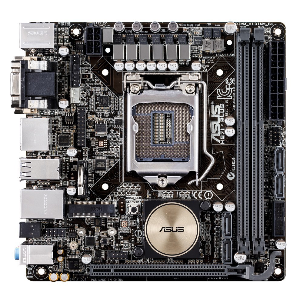 ASUS H97I-PLUS i5-4690K メモリ8G WiFiセット Configure a PC with Asus H97I-PLUS