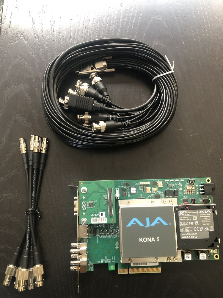Configure a PC with AJA KONA 5 Professional I/O Card