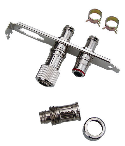 Liquid Cooling: Other: Koolance QDC (Low Profile) Quick-Disconnect Kit Main Picture