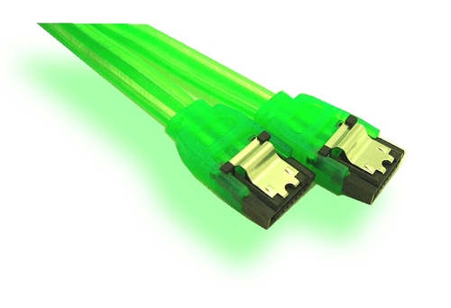 18 inch UV SATA Cable (green) Main Picture