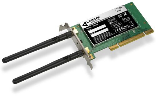 Linksys WMP600N Wireless 802.11a/b/g/n PCI Adapter Main Picture
