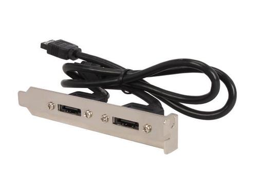 Kingwin 2-port eSATA bracket Main Picture