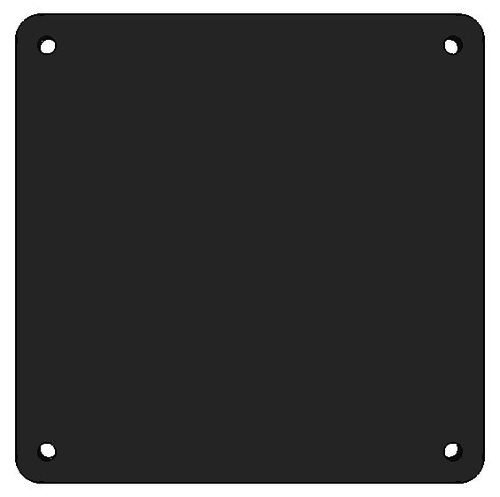 120mm Fan Mount Cover (Black) Main Picture