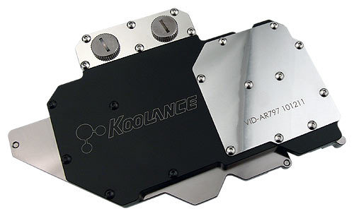 Liquid Cooling: Video: Koolance Radeon HD 7970 Waterblock Main Picture