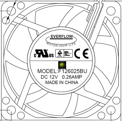 Cooljag Everflow 60mm PWM Fan Main Picture
