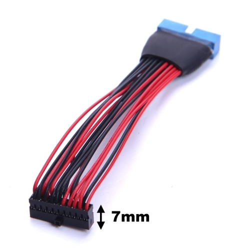 USB 3.0 20-Pin Internal Header Adapter Cable (Low Profile Connector) Main Picture
