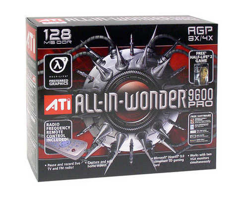 ATI Radeon AIW 9600XT 128mb DDR Main Picture