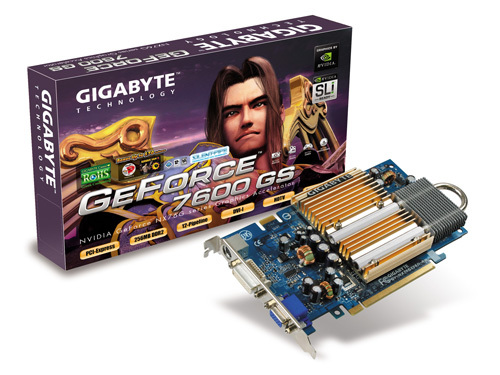 GigaByte GeForce 7600GS 256MB Silent Main Picture