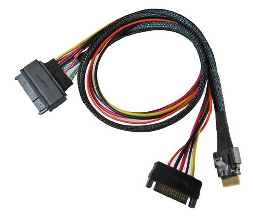 SlimSAS 4i to U.2 (SFF-8639) Gen4 U.2 Cable Main Picture