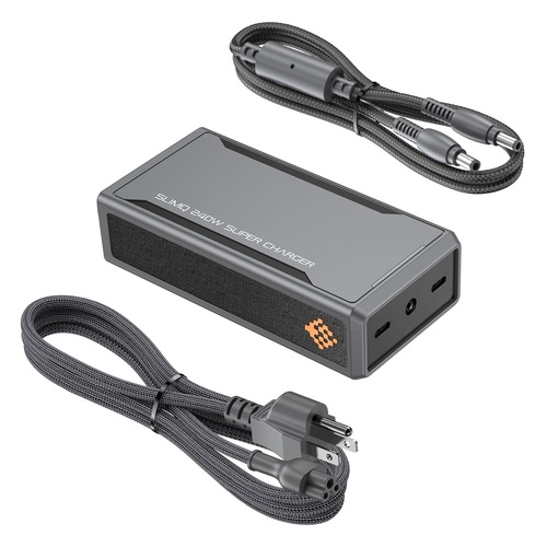 SlimQ 240W DC & USB C GaN Charger Main Picture