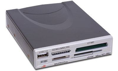 ATech 28-in-1 PRO-28U USB 2.0 Internal/External Card Reader (beige) Main Picture