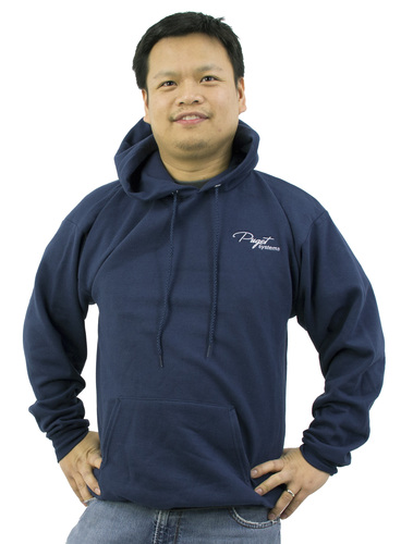 Puget Mens Navy Hooded Sweatshirt (medium) Main Picture