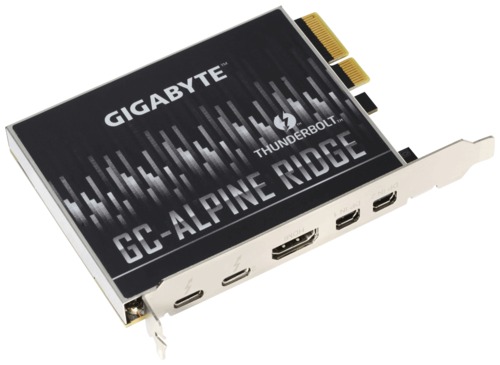 Gigabyte Dual Thunderbolt 3 Add-In Card (Alpine Ridge Rev 1.0) Main Picture