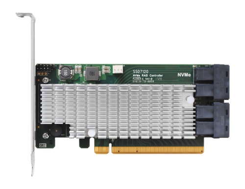 HighPoint SSD7120 Quad U.2 Card Main Picture