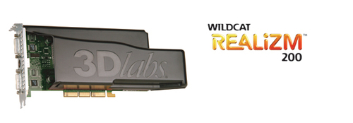 3DLabs WildCat Realizm 200 512MB DDR3 AGP Main Picture
