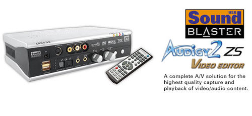 Creative USB Sound Blaster Audigy2 ZS Video Editor Main Picture